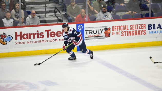 South Carolina Stingrays defenseman Connor Moore