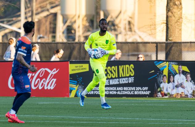 Lexington SC goalkeeper Amal Knight