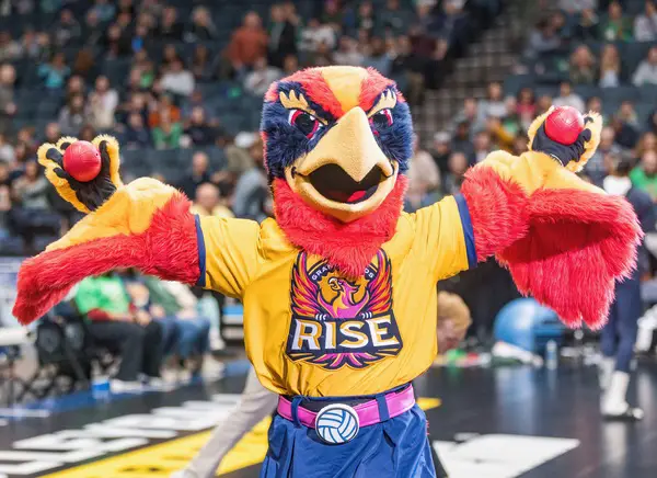 Grand Rapids Rise mascot Phoenix