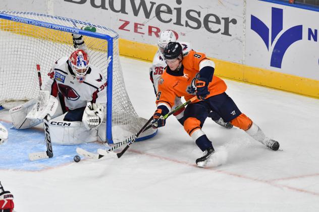 Greenville Swamp Rabbits' Brett Kemp in action