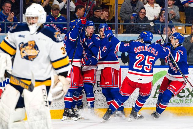 Kitchener Rangers celebrate win