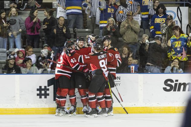 Rapid City Rush celebrate win