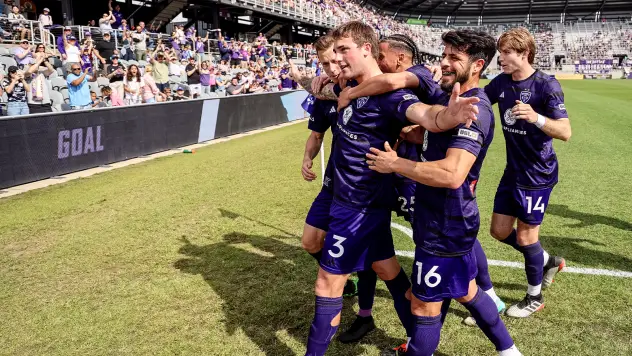 Louisville City FC celebrates win