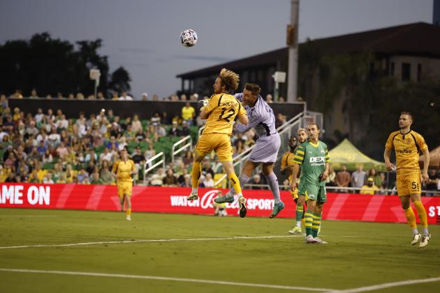 Rhode Island FC's Clay Holstad in action