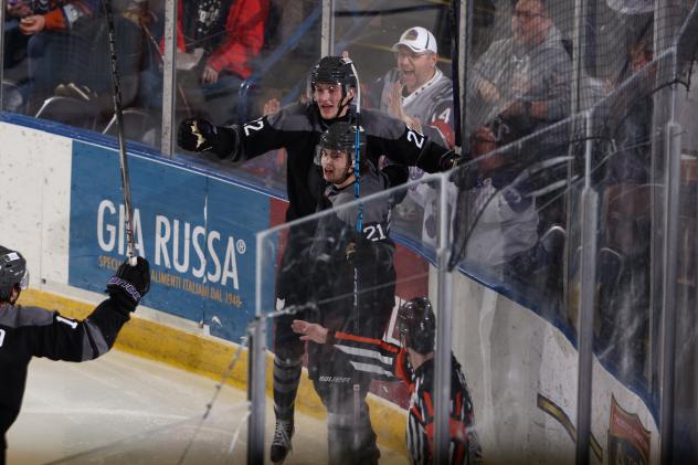 Youngstown Phantoms' Nathan Lewis and Ryan Botterill on game night