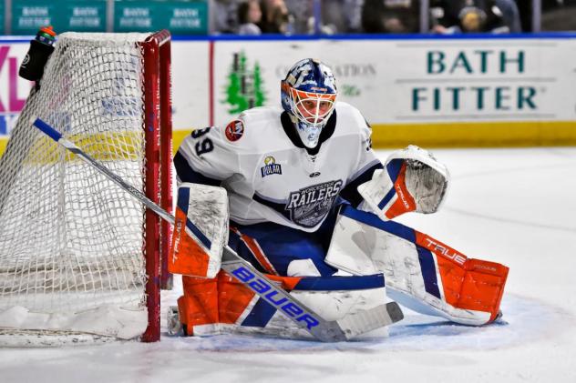 Worcester Railers goaltender Henrik Tikkanen