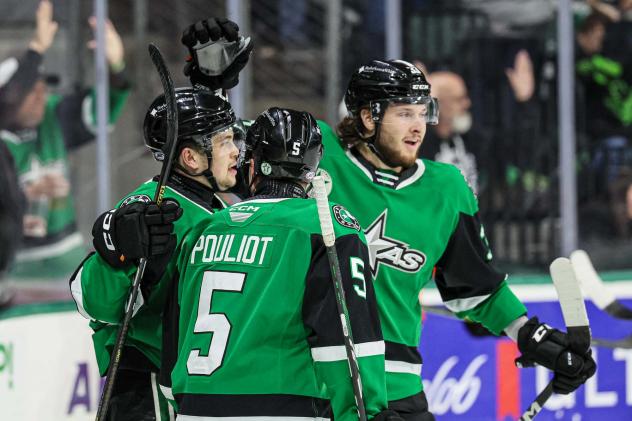 Texas Stars celebrate a goal