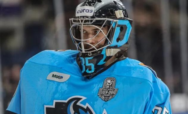 Goaltender Alexei Kolosov