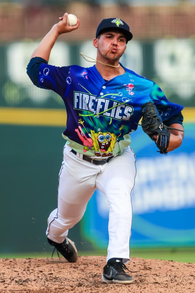 Columbia Fireflies pitcher Nicholas Regalado