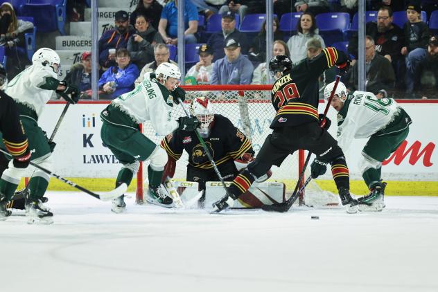 Vancouver Giants battle the Everett Silvertips