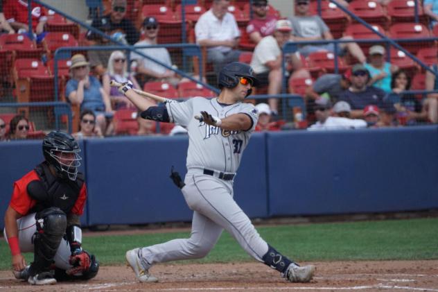 Tri-City Dust Devils at bat