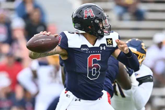 Houston Roughnecks quarterback Jarrett Guarantano