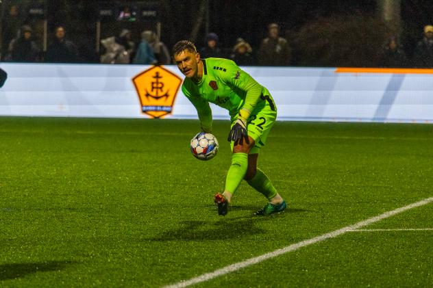 Rhode Island FC's Jackson Lee on the field