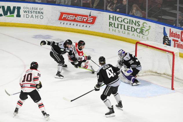 Rapid City Rush battle the Idaho Steelheads