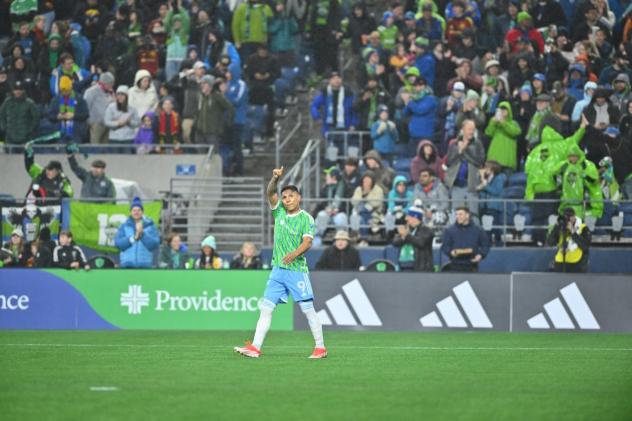 Seattle Sounders FC's Raúl Ruidíaz on game night