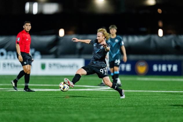 Tacoma Defiance midfielder Burke Fahling