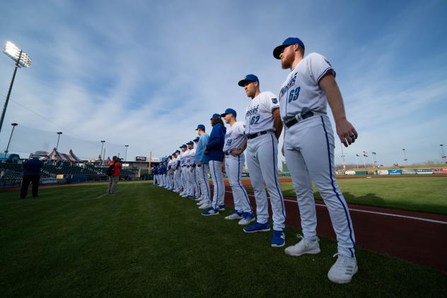 Omaha Storm Chasers pregame lineup
