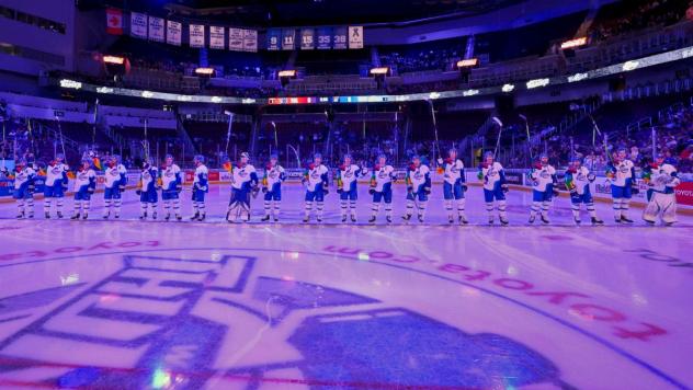 Wichita Thunder pregame lineup