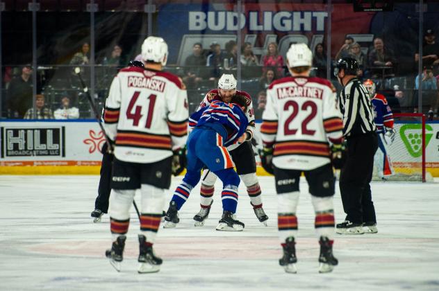 Tucson Roadrunners take in a fight