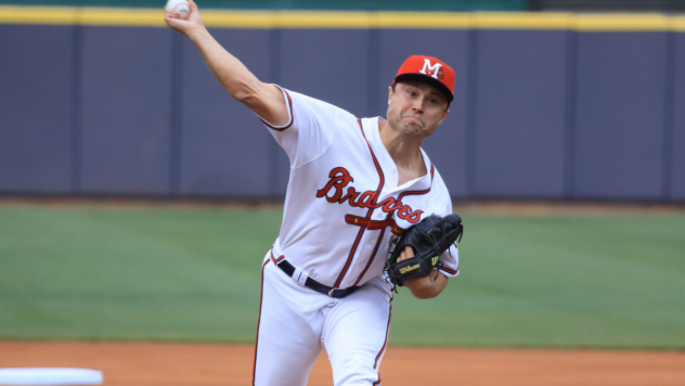 Mississippi Braves' J.J. Niekro in action