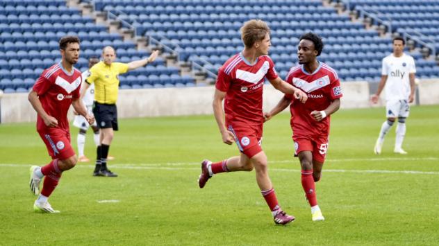 Chicago Fire FC II on the field