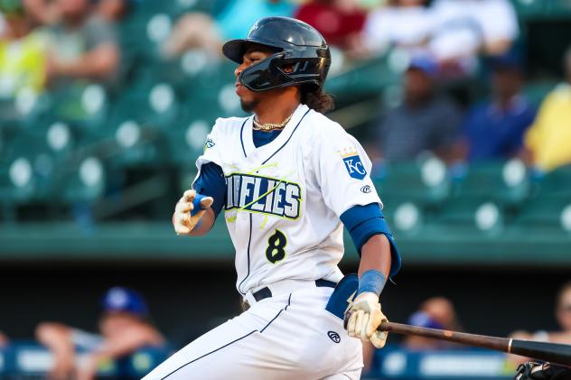Columbia Fireflies' Austin Charles in action