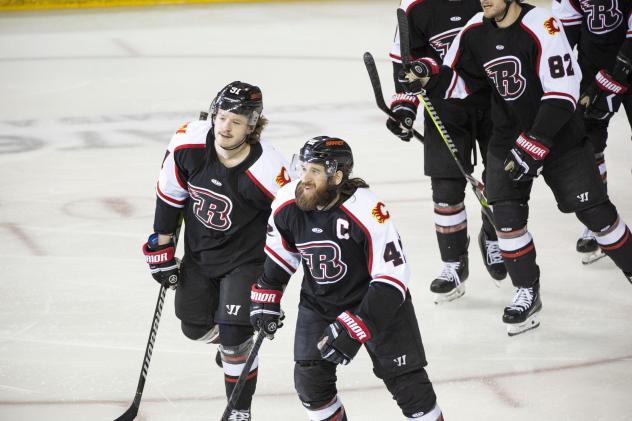 Rapid City Rush's Matt Radomsky and Alex Aleardi on game night
