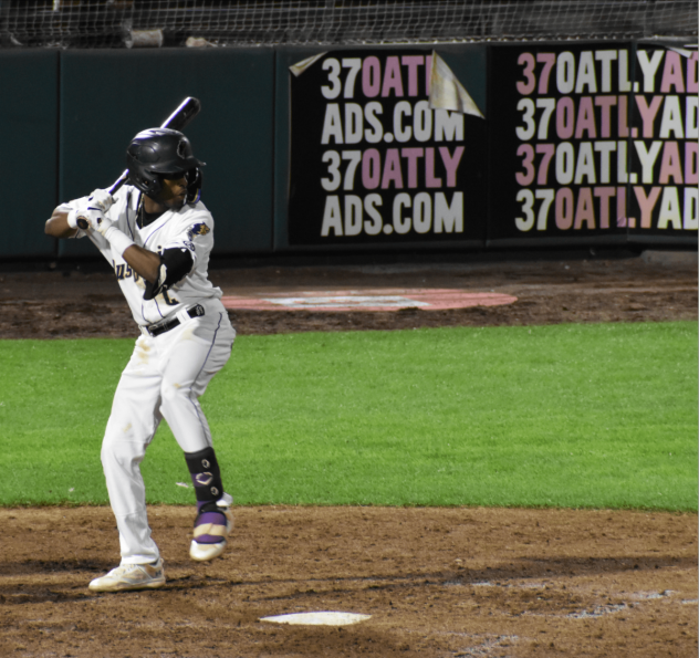 Tri-City Dust Devils at bat