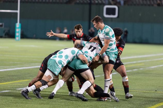 Utah Warriors battle the Dallas Jackals