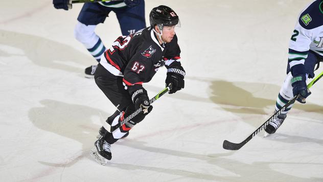 Adirondack Thunder's Connor Blake on the ice