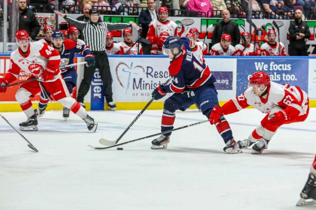Saginaw Spirit's Joey Willis on game night