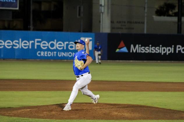 Biloxi Shuckers pitcher James Meeker