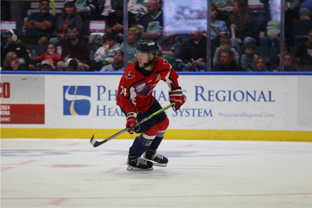 South Carolina Stingrays defenseman Connor Moore