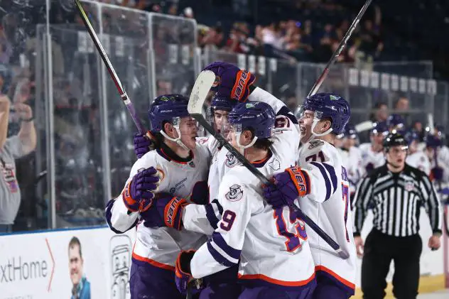 Youngstown Phantoms celebrate win