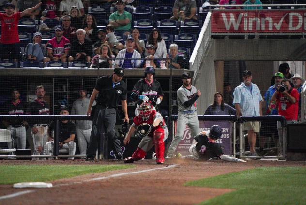 Pensacola Blue Wahoos in action