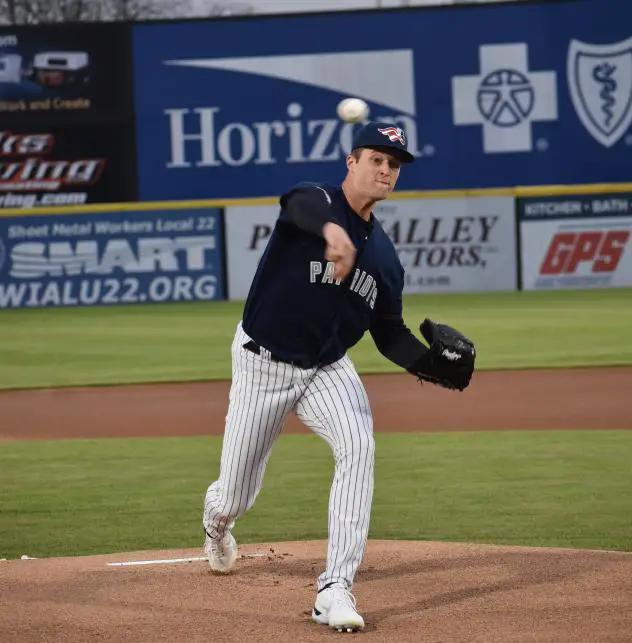 Somerset Patriots' Bailey Dees on game night