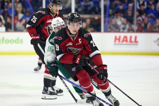 Vancouver Giants forward Sam Honzek