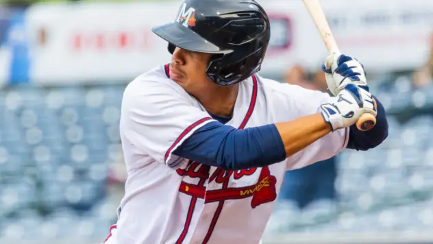 Drake Baldwin of the Mississippi Braves