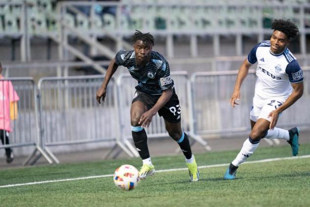 Tacoma Defiance's Georgi Minoungou in action