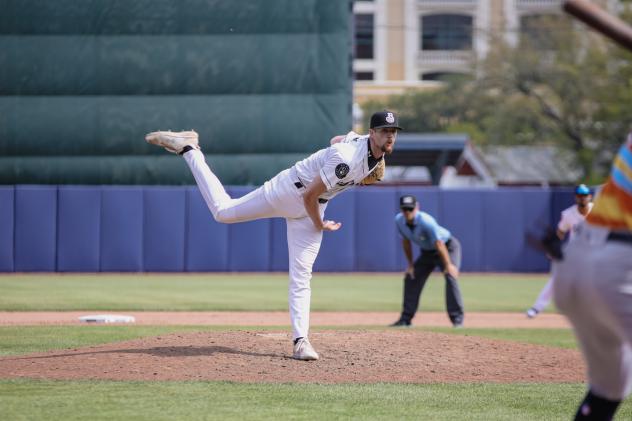 Biloxi Shuckers pitcher Nick Merkel