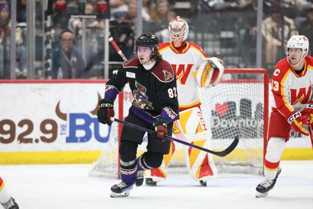 Tucson Roadrunners' Conor Geekie on game night