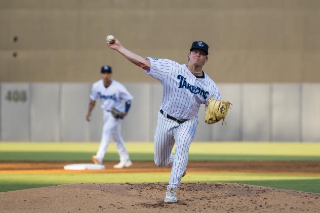 Tampa Tarpons' Cade Smith in action