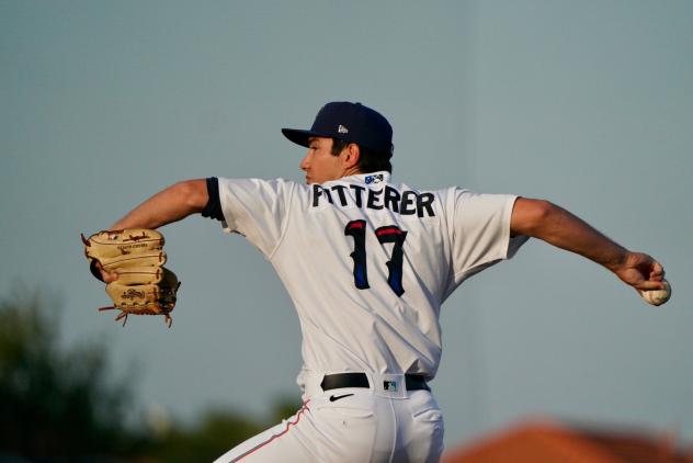 Pensacola Blue Wahoos' Evan Fitterer in action