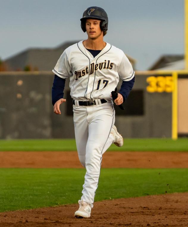 Tri-City Dust Devils third baseman Ben Gobbel