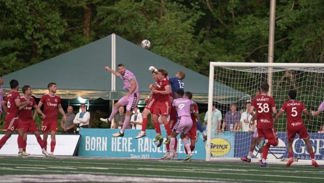 Richmond Kickers battle the Greenville Triumph