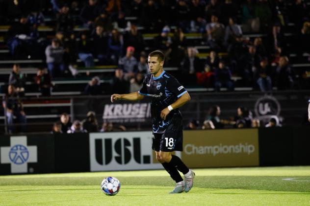 Colorado Springs Switchbacks FC's Aidan Rocha on the field