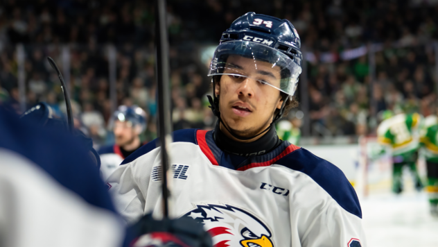 Rodwin Dionicio of the Saginaw Spirit