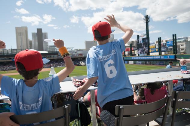 Fans cheer the Reno Aces at Greater Nevada Field