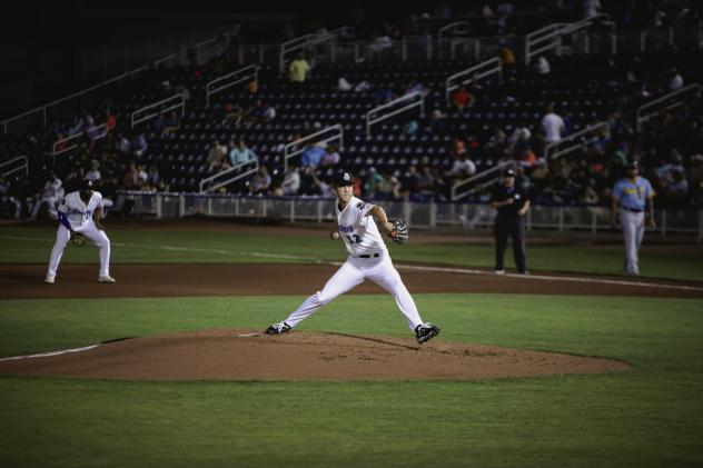 Biloxi Shuckers pitcher Jacob Misiorowski