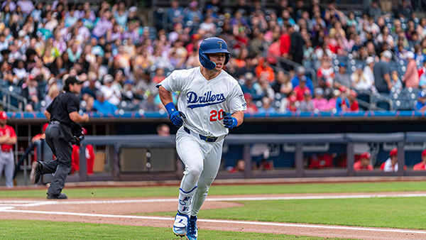 Dalton Rushing of the Tulsa Drillers